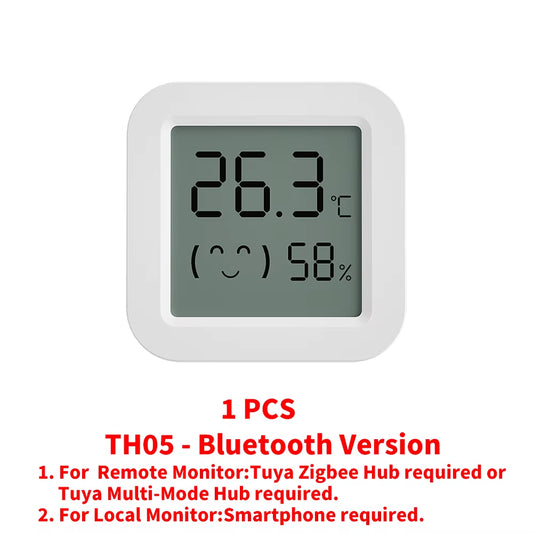 Tuya Zigbee Temperature Humidity Sensor Fridge Sensor Mini LCD Digital Display Bluetooth-Compatible Thermometer Hygrometer